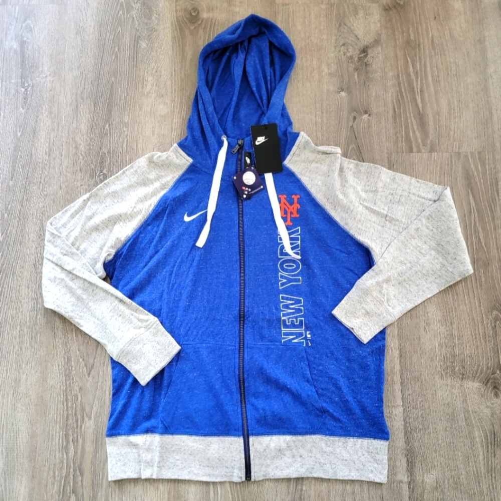 BRAND NEW Nike New York Mets Vintage Full-Zip Hoodie Women's Size: XL